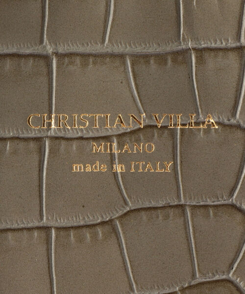 NOLLEY’S（ノーリーズ）の「【CHRISTIAN VILLA /クリスチャンヴィラ】クロコトートバッグ（トートバッグ・レディース・グレイッシュベージュ/ブラック・F）」の14枚目の写真