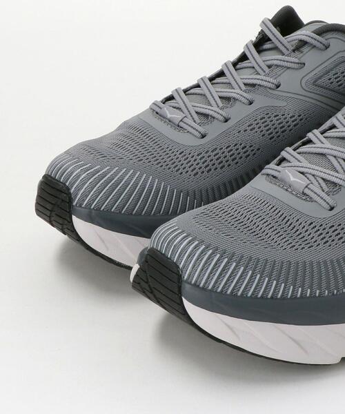 HOKA（ホカ）の「＜HOKA ONE ONE＞ BONDI 7/ボンダイ7（スニーカー・メンズ・ブラック/グレー・7/11/9/8/10）」の3枚目の写真