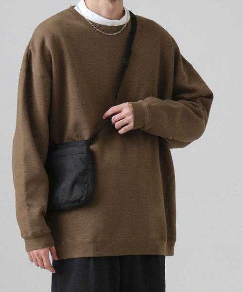 ZIP FIVE（ジップファイブ）の「【ZIP FIVE】【12オンス】ヘビーウェイト ビッグシルエット クルーネックスウェットトレーナー（スウェット・レディース・ブラック/ベージュ/パープル/ブラウン/ブルー/カーキ/マスタード/オレンジ/アイボリー/チャコール・MEDIUM/LARGE）」の4枚目の写真