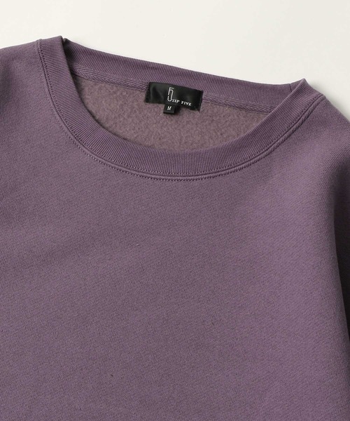 ZIP FIVE（ジップファイブ）の「【ZIP FIVE】【12オンス】ヘビーウェイト ビッグシルエット クルーネックスウェットトレーナー（スウェット・レディース・ブラック/ベージュ/パープル/ブラウン/ブルー/カーキ/マスタード/オレンジ/アイボリー/チャコール・MEDIUM/LARGE）」の16枚目の写真
