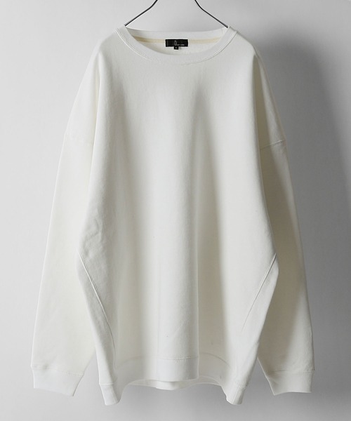 ZIP FIVE（ジップファイブ）の「【ZIP FIVE】【12オンス】ヘビーウェイト ビッグシルエット クルーネックスウェットトレーナー（スウェット・レディース・ブラック/ベージュ/パープル/ブラウン/ブルー/カーキ/マスタード/オレンジ/アイボリー/チャコール・MEDIUM/LARGE）」の22枚目の写真