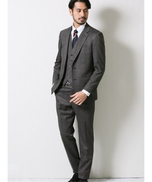 セール タカキューメンズ Taka Q Men ストレッチジャージ チェック柄ビジネスセットアップ2ボタン2ピーススーツ セットアップベストございます スーツセット Taka Q タカキュー のファッション通販 Zozotown