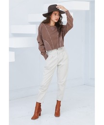 ALEXIA STAM | 【JJ 12月号掲載】Unique Switching Sweatshirt/ユニークスイッチングスウェットシャツ(スウェット)