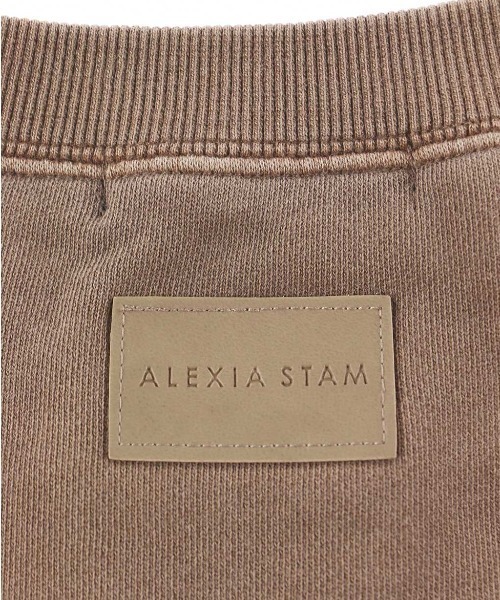 ALEXIA STAM（アリシアスタン）の「【JJ 12月号掲載】Unique Switching Sweatshirt/ユニークスイッチングスウェットシャツ（スウェット・レディース・チャコールグレー/ベージュ/ブラウン・FREE）」の7枚目の写真