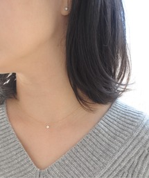 anq.（アンク）の「「anq.」K18/Pt850・ダイヤモンド ネックレス（ネックレス）」