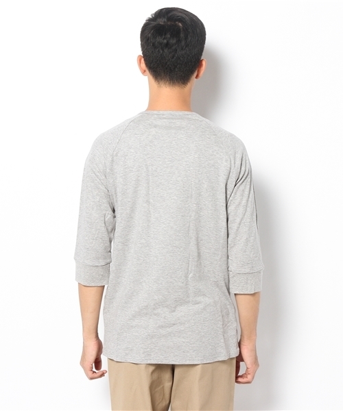 SHIPS（シップス）の「★★THE WHITE BRIEFS: クルーネック Tシャツ 3/4レングス（Tシャツ/カットソー・メンズ・グレー/ブラック/ホワイト・X-SMALL/SMALL/LARGE/MEDIUM）」の8枚目の写真