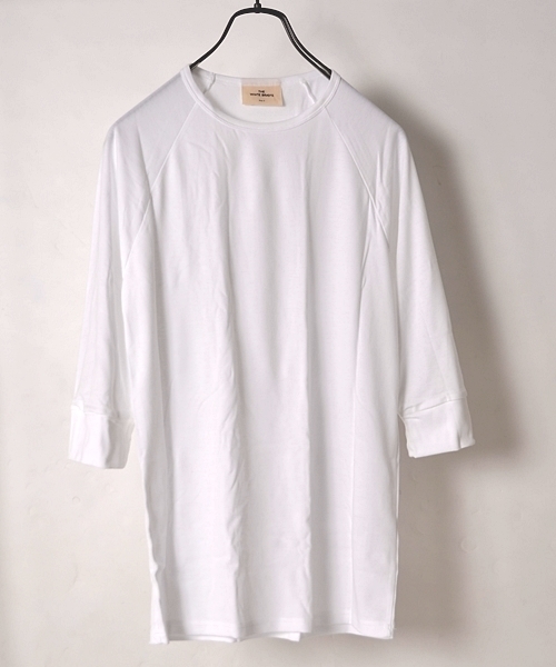 SHIPS（シップス）の「★★THE WHITE BRIEFS: クルーネック Tシャツ 3/4レングス（Tシャツ/カットソー・メンズ・グレー/ブラック/ホワイト・X-SMALL/SMALL/LARGE/MEDIUM）」の10枚目の写真