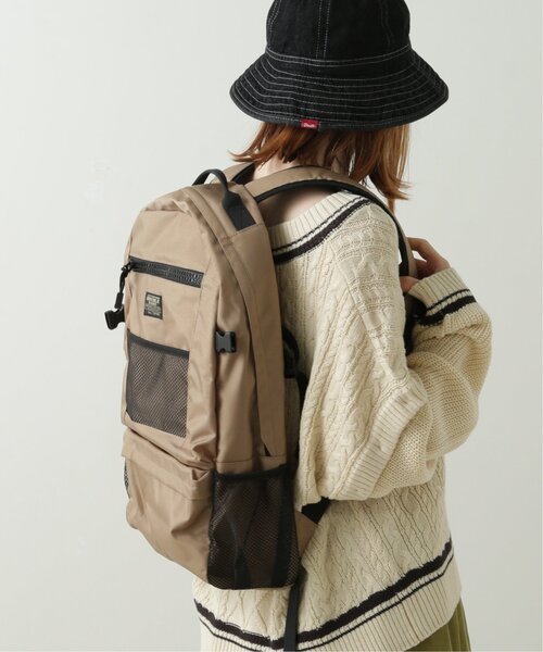 DOUBLE NAME（ダブルネーム）の「メッシュポケットリュック（バックパック/リュック・レディース・ベージュ/パープル/ブラック・FREE）」の5枚目の写真