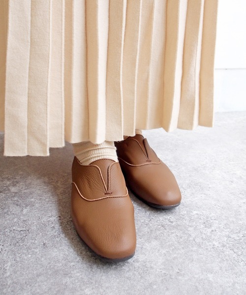 ENあしながおじさん（エンアシナガオジサン）の「防水｜ソフトスリッポン　5360371（スリッポン・レディース・ブラック/ホワイト/ブラウン/グレー/ライトグレー・23.5cm/23.0cm/24.0cm/24.5cm/22.5cm）」の5枚目の写真