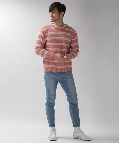 BAYFLOW(ベイフロー)の「デニムジョガーパンツ 21SS(デニムパンツ・メンズ・ライトブルー/スカイブルー/サックスブルー・SMALL/MEDIUM/LARGE)」の10枚目の写真