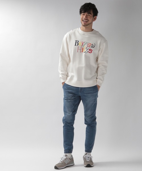 BAYFLOW(ベイフロー)の「デニムジョガーパンツ 21SS(デニムパンツ・メンズ・ライトブルー/スカイブルー/サックスブルー・SMALL/MEDIUM/LARGE)」の8枚目の写真