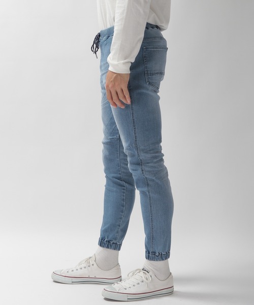 BAYFLOW(ベイフロー)の「デニムジョガーパンツ 21SS(デニムパンツ・メンズ・ライトブルー/スカイブルー/サックスブルー・SMALL/MEDIUM/LARGE)」の13枚目の写真