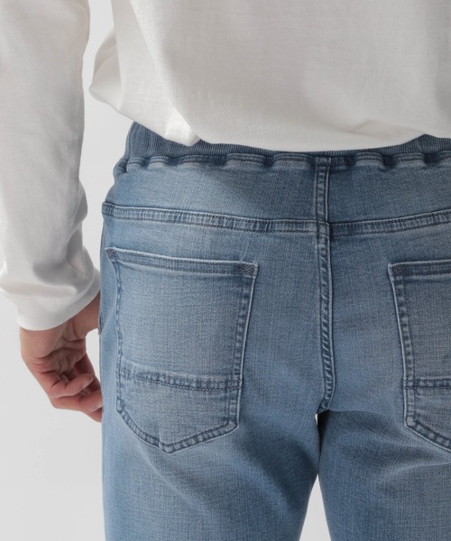 BAYFLOW(ベイフロー)の「デニムジョガーパンツ 21SS(デニムパンツ・メンズ・ライトブルー/スカイブルー/サックスブルー・SMALL/MEDIUM/LARGE)」の9枚目の写真