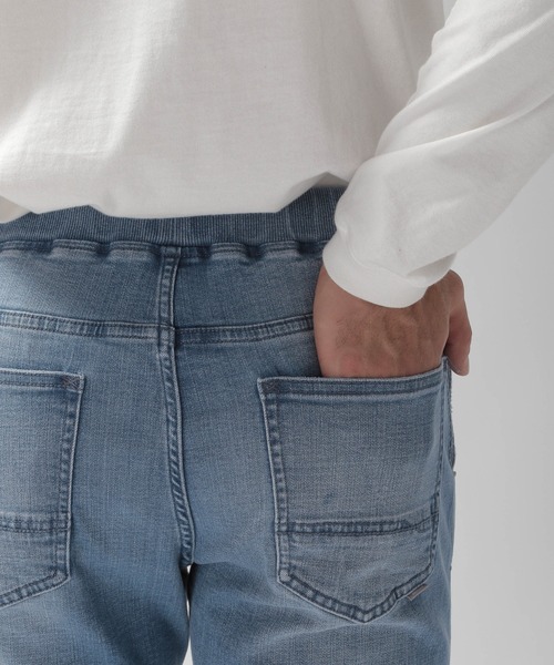 BAYFLOW(ベイフロー)の「デニムジョガーパンツ 21SS(デニムパンツ・メンズ・ライトブルー/スカイブルー/サックスブルー・SMALL/MEDIUM/LARGE)」の16枚目の写真