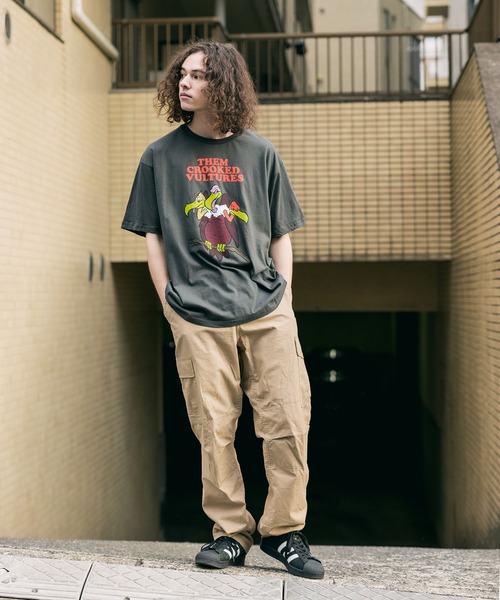 ROOPTOKYO(ループトウキョウ)の「THEM CROOKED VULTURES VULTURE ON BRANCH MENS LIGHTWEIGHT T-SHIRT 半袖Tシャツ(Tシャツ/カットソー・メンズ・チャコール・XL)」の14枚目の写真