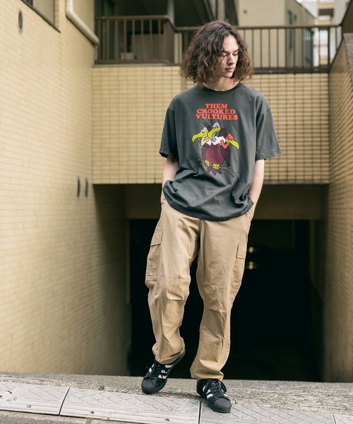 ROOPTOKYO(ループトウキョウ)の「THEM CROOKED VULTURES VULTURE ON BRANCH MENS LIGHTWEIGHT T-SHIRT 半袖Tシャツ(Tシャツ/カットソー・メンズ・チャコール・XL)」の15枚目の写真