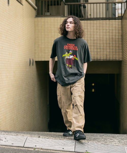 ROOPTOKYO(ループトウキョウ)の「THEM CROOKED VULTURES VULTURE ON BRANCH MENS LIGHTWEIGHT T-SHIRT 半袖Tシャツ(Tシャツ/カットソー・メンズ・チャコール・XL)」の16枚目の写真