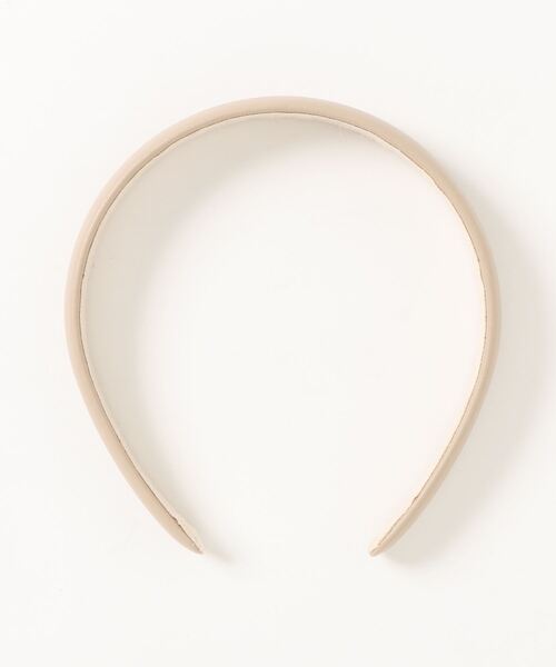 Monocoro toppi（モノコロトッピ）の「高まるガーリームード。レザー無地シンプルワイドカチューシャ（カチューシャ・レディース・ブルー/ベージュ/ブラック/キャメル/ピンク/ブラック系その他2/ベージュ系その他2・フリー）」の10枚目の写真