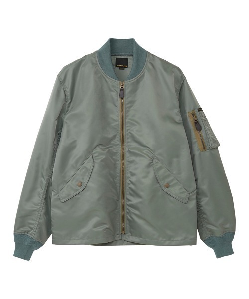 HYSTERIC GLAMOUR（ヒステリックグラマー）の「HGロゴ L-2B ジャケット（ミリタリージャケット・メンズ・ブラック/ネイビー/カーキ/グリーン系その他/ライトカーキ・SMALL/MEDIUM/LARGE）」の4枚目の写真