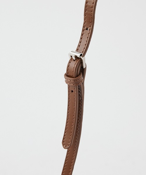 YAHKI（ヤーキ）の「【YAHKI(ヤーキ)】ミニショルダーバッグ（ショルダーバッグ・レディース・ブラウン/サンドベージュ・FREE）」の18枚目の写真