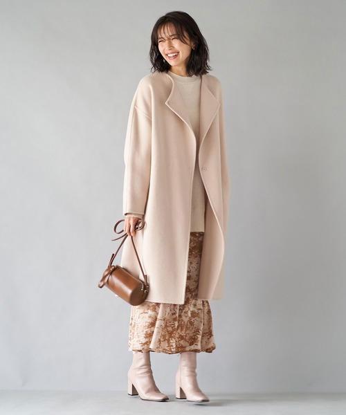 YAHKI（ヤーキ）の「【YAHKI(ヤーキ)】ミニショルダーバッグ（ショルダーバッグ・レディース・ブラウン/サンドベージュ・FREE）」の13枚目の写真