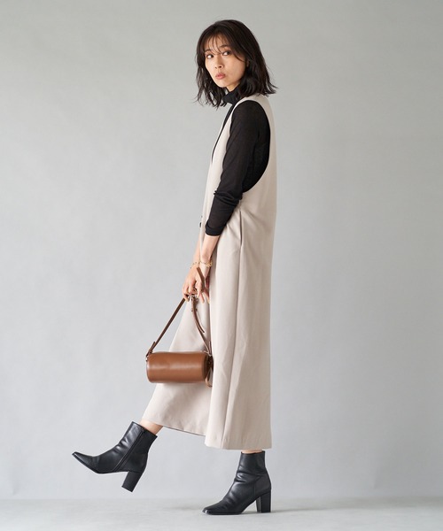 YAHKI（ヤーキ）の「【YAHKI(ヤーキ)】ミニショルダーバッグ（ショルダーバッグ・レディース・ブラウン/サンドベージュ・FREE）」の4枚目の写真