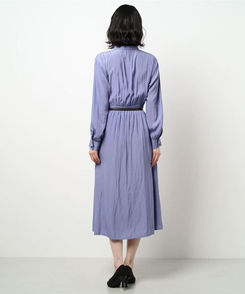 [DIANE VON FURSTENBERG]ミニシャツワンピース ベルト付き DIANE VON FURSTENBERG シルク ミニシャツワンピース ベルト付き