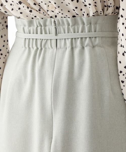 N.（N. Natural Beauty Basic）（エヌエヌナチュラルビューティーベーシック）の「リボン紐ベルト付ラップスカート（スカート・レディース・ベージュ/カーキ/イエロー・MEDIUM）」の15枚目の写真