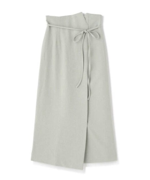 N.（N. Natural Beauty Basic）（エヌエヌナチュラルビューティーベーシック）の「リボン紐ベルト付ラップスカート（スカート・レディース・ベージュ/カーキ/イエロー・MEDIUM）」の22枚目の写真