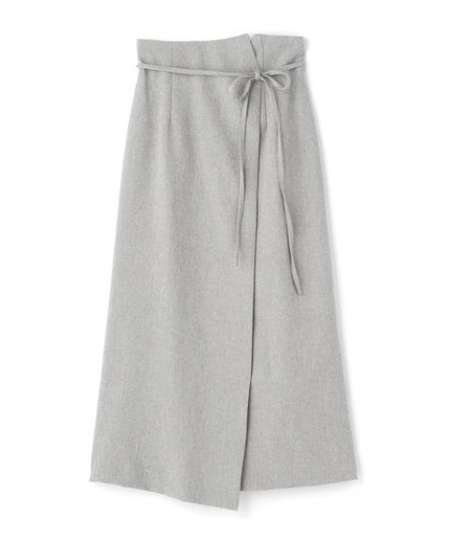 N.（N. Natural Beauty Basic）（エヌエヌナチュラルビューティーベーシック）の「リボン紐ベルト付ラップスカート（スカート・レディース・ベージュ/カーキ/イエロー・MEDIUM）」の20枚目の写真