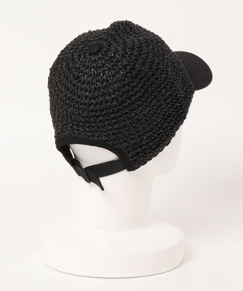 無（ム）の「ペーパー細編みキャップ（キャップ・レディース・ベージュ/ダークベージュ/ブラック・FREE）」の13枚目の写真