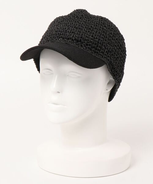 無（ム）の「ペーパー細編みキャップ（キャップ・レディース・ベージュ/ダークベージュ/ブラック・FREE）」の17枚目の写真