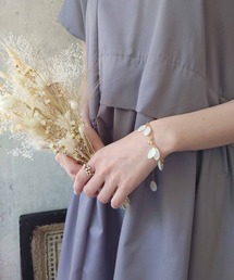 m.soeur | アジサイとパールのブレスレット＊(ブレスレット)