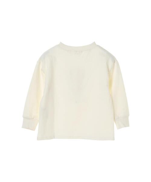 koe（コエ）の「JERRY ミニ裏毛Tシャツ＊（Tシャツ/カットソー・キッズ・オフホワイト/グレイッシュベージュ・110/120/130/140）」の11枚目の写真