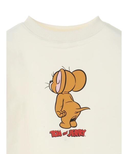 koe（コエ）の「JERRY ミニ裏毛Tシャツ＊（Tシャツ/カットソー・キッズ・オフホワイト/グレイッシュベージュ・110/120/130/140）」の10枚目の写真