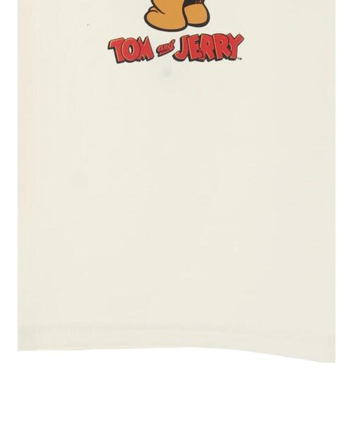 koe（コエ）の「JERRY ミニ裏毛Tシャツ＊（Tシャツ/カットソー・キッズ・オフホワイト/グレイッシュベージュ・110/120/130/140）」の8枚目の写真