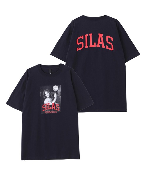 SILAS（サイラス）の「ATHLETIC PRINT S/S TEE（Tシャツ/カットソー・メンズ・ブラック/ホワイト/ネイビー・MEDIUM/X-LARGE/LARGE/SMALL）」の9枚目の写真
