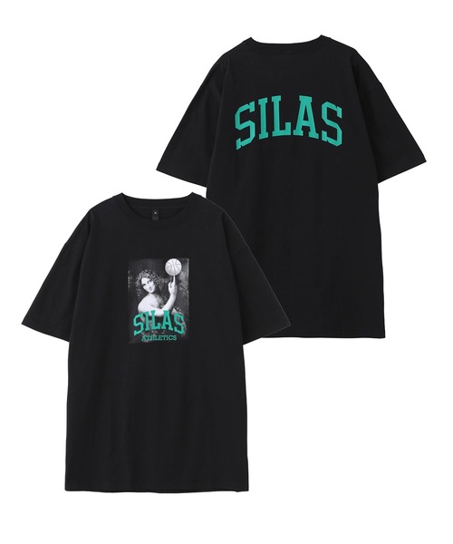 SILAS（サイラス）の「ATHLETIC PRINT S/S TEE（Tシャツ/カットソー・メンズ・ブラック/ホワイト/ネイビー・MEDIUM/X-LARGE/LARGE/SMALL）」の14枚目の写真