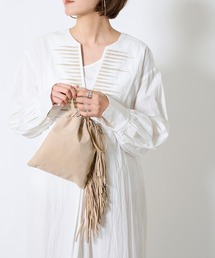 ピッグレザーフリンジトート