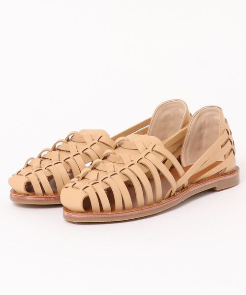 グラディエータ編み上げフラットサンダル サンダル Fabby ファビィーファビィー のファッション サンダル シューズ Fabby Fabby セール