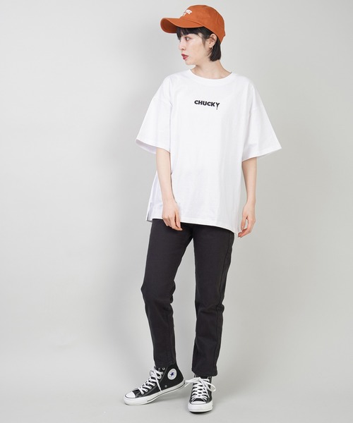 SPINNS（スピンズ）の「【映画フォトデザイン】movie photoプリントTシャツ（Tシャツ/カットソー・レディース・ホワイト/アイボリー/モカ/スミクロ・ONESIZE）」の9枚目の写真