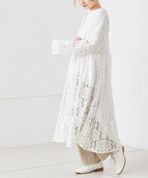 PUAL CE CIN | 花レース2WAYワンピース(ワンピース)