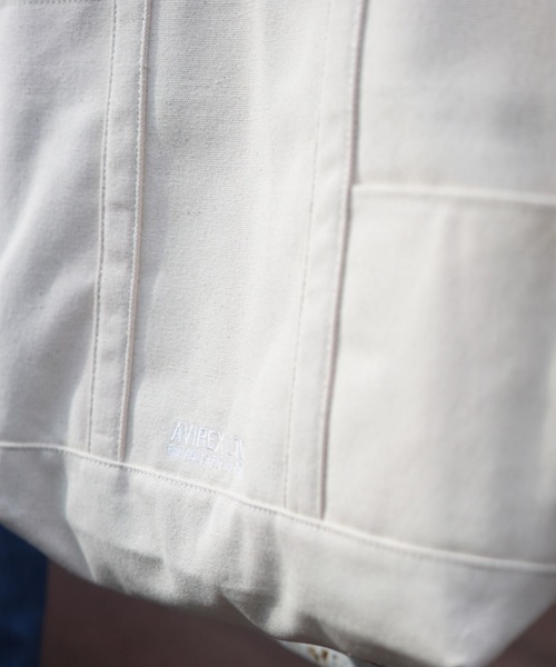 AVIREX（アヴィレックス）の「バーサ2/ BERSAⅡ/ キャンバストートバッグ（トートバッグ・レディース・オフホワイト/ブラック/オリーブ・FREE）」の15枚目の写真