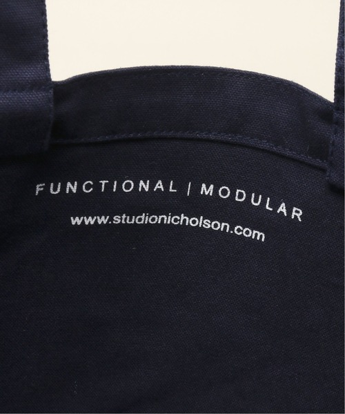 STUDIO NICHOLSON（スタジオニコルソン）の「【STUDIO NICHOLSON/スタジオニコルソン】STANDARD TOTE SMALL（トートバッグ・メンズ・ネイビー・FREE）」の5枚目の写真