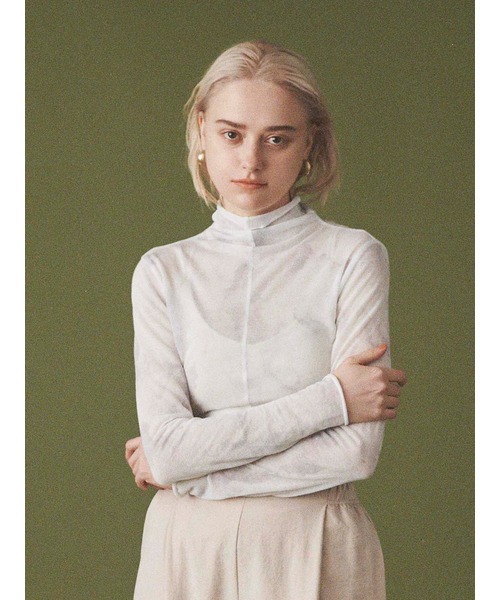 emmi(エミ)の「【emmi atelier】ブラカップリブキャミソール(キャミソール・レディース・ブラウン/ブラック/アイボリー/マスタード/ミント・FREE)」の13枚目の写真