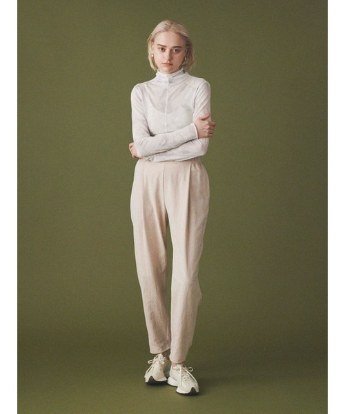 emmi(エミ)の「【emmi atelier】ブラカップリブキャミソール(キャミソール・レディース・ブラウン/ブラック/アイボリー/マスタード/ミント・FREE)」の6枚目の写真