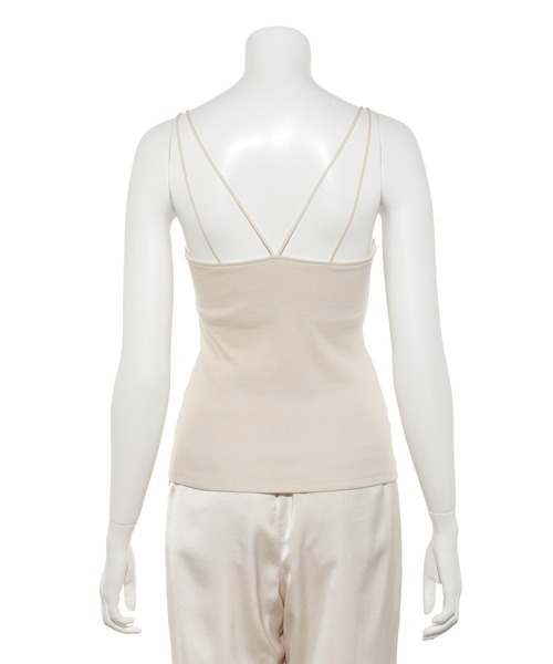 emmi(エミ)の「【emmi atelier】ブラカップリブキャミソール(キャミソール・レディース・ブラウン/ブラック/アイボリー/マスタード/ミント・FREE)」の15枚目の写真