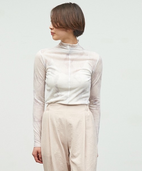 emmi(エミ)の「【emmi atelier】ブラカップリブキャミソール(キャミソール・レディース・ブラウン/ブラック/アイボリー/マスタード/ミント・FREE)」の19枚目の写真