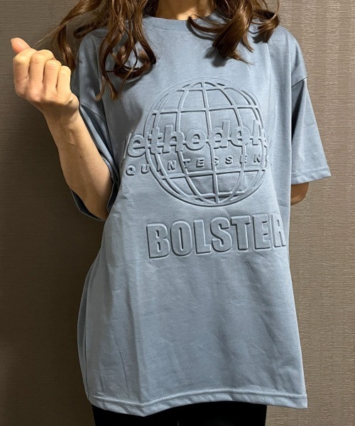 GGD（ジージーディー）の「インパクト シャドー ロゴ Methodology ビックシルエット ストリート エンボス 半袖Tシャツ（Tシャツ/カットソー・レディース・ブラック/ホワイト/グリーン/ブルー・M/LL/L）」の15枚目の写真