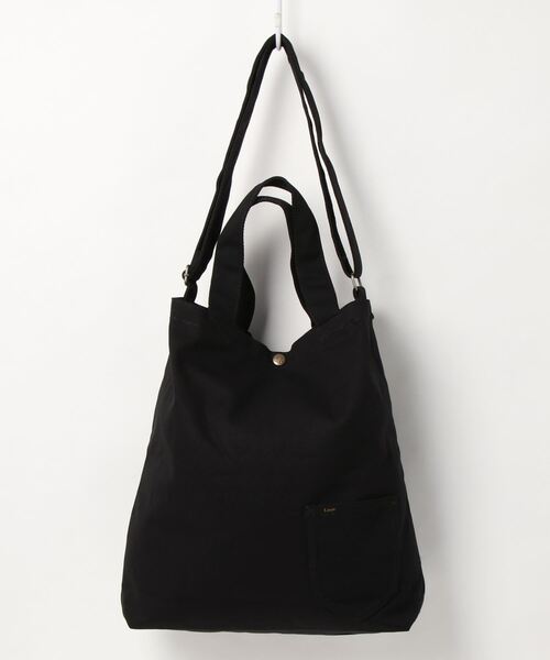 Lee(リー)の「《LEE》ワンポイントロゴ刺繍 2WAY トートバッグ(トートバッグ・レディース・ベージュ/ブラウン/グレー/カーキ/ホワイト/ブラック・FREE)」の7枚目の写真